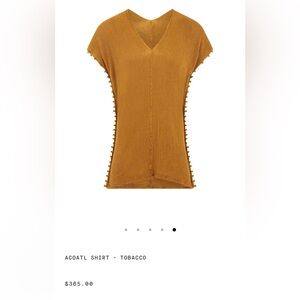 Caravana Yellow Cotton Swim Coverup